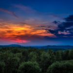 Sunset at Highland Haven © 2017 Virginia Highland Haven Farm Co.