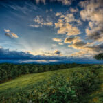 Dramatic Sunset © 2017 Virginia Highland Haven Farm Co.